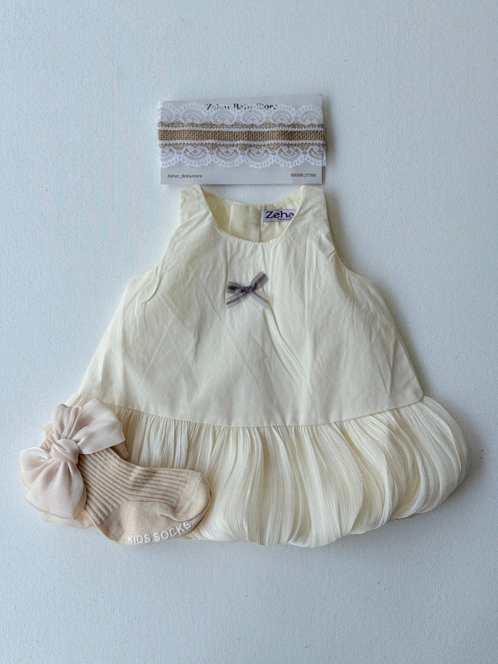 Bubble Silhouette Headband and socks set