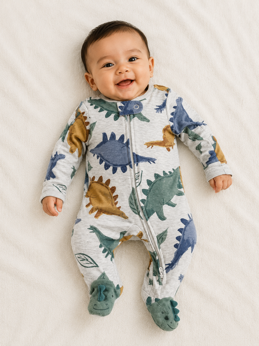 Dinosaur Hugs Sleepsuit