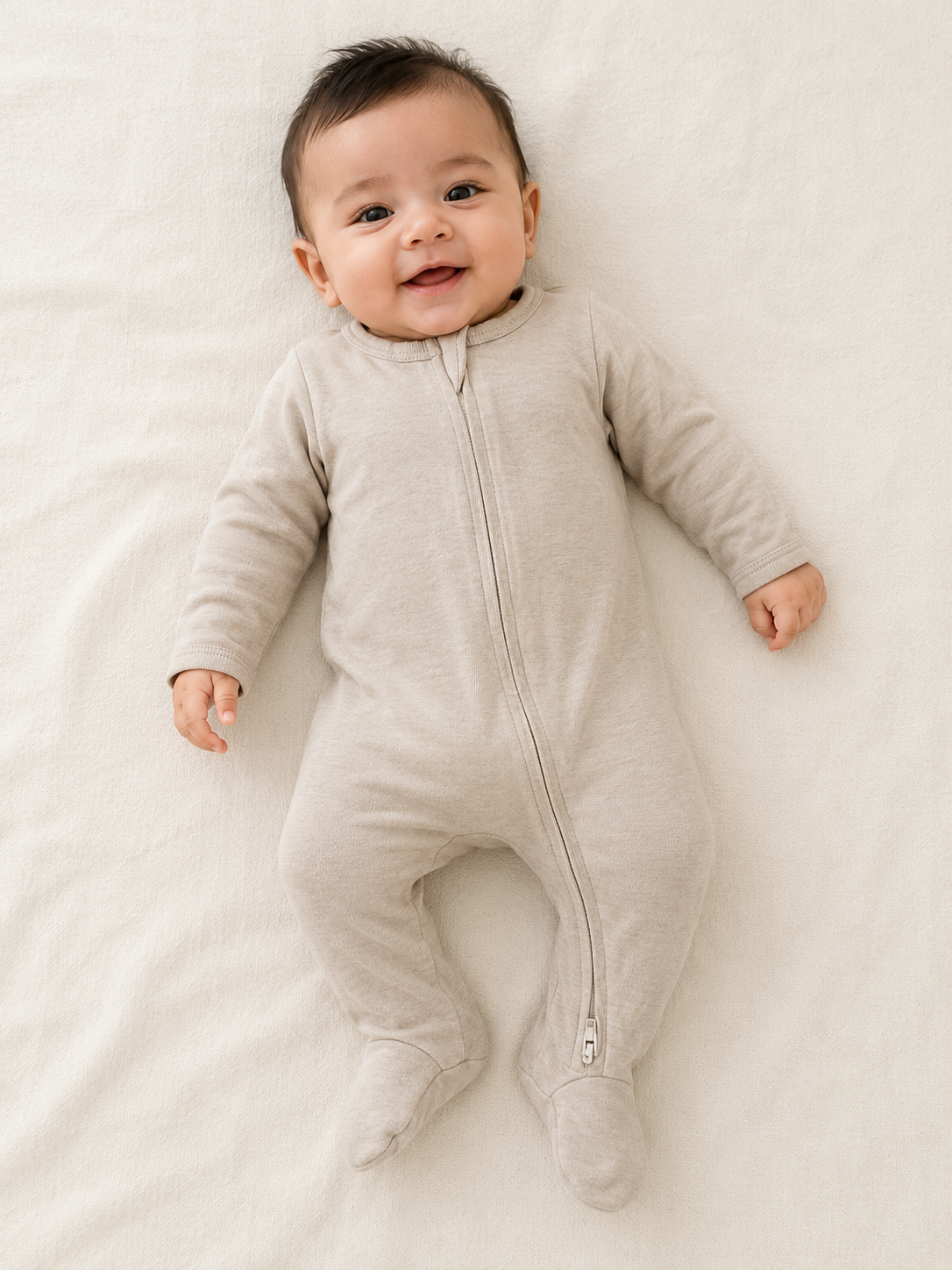 Vanilla Cloud Sleepsuit