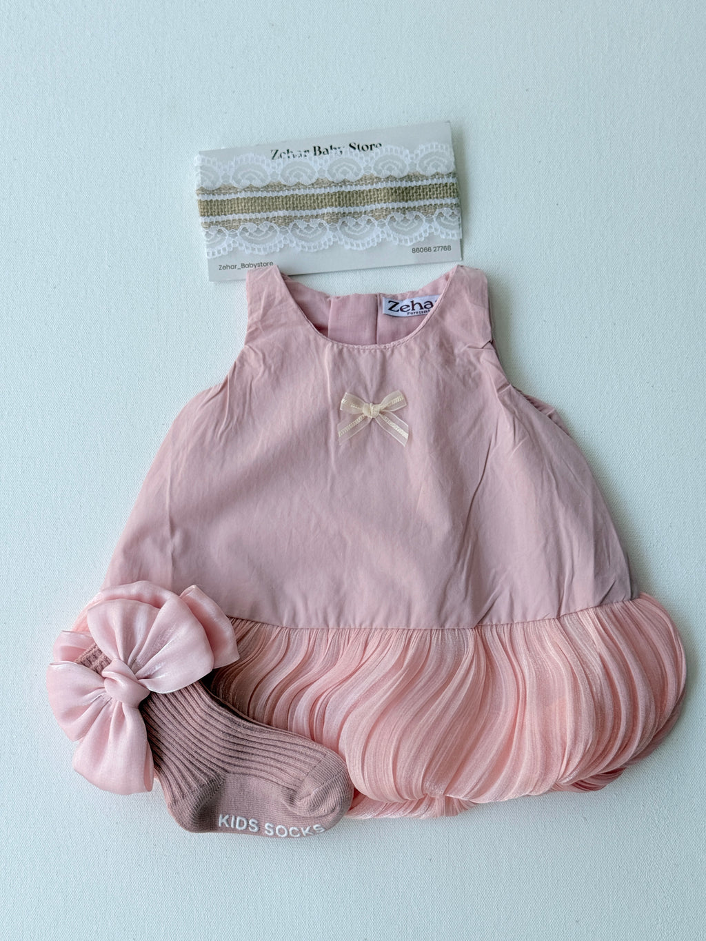 Bubble Silhouette Headband and socks set