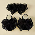 Blush and Noir Lace set
