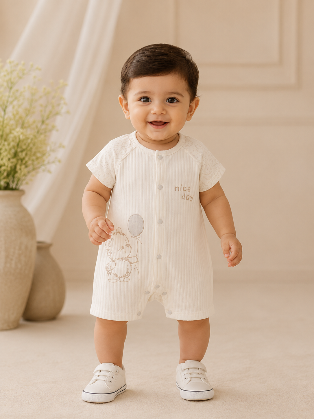 Bear Hug Ribbed Suit