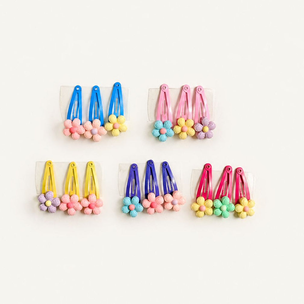 Pastel Bloom Clips